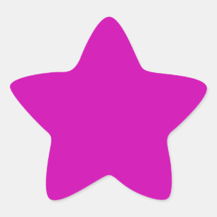 Mooie Rode Violet Ster Sticker