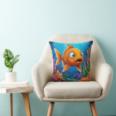 🐟 Mooie rode vis Oceaan pret decor cadeau ✨ Kussen (Stoel)