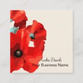 Mooie rode Visitekaartje (Voorkant)