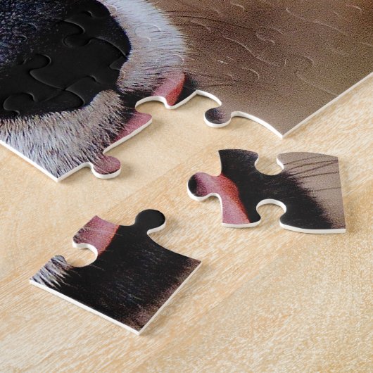 Mooie rode vos dicht bij elkaar, puzzel (Zijkant)