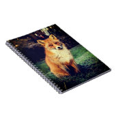 Mooie rode vos notitieboek (Rechterzijde)