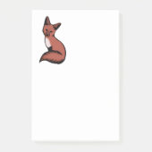 Mooie rode vos post-it® notes (Voorkant)