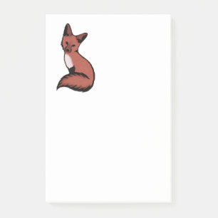 Mooie rode vos post-it® notes