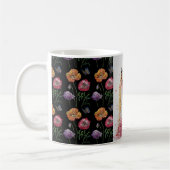 Mooie rode vos waterverfschildering mok oranje (Links)