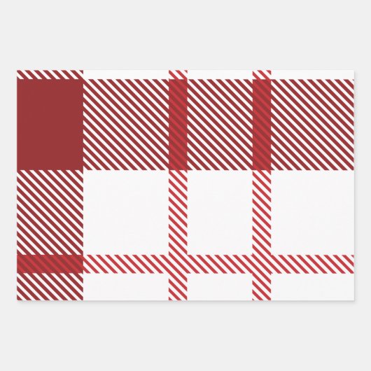 Mooie Rode Waterverf kerstelementen Inpakpapier Vel (Voorkant 2)