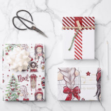 Mooie Rode Waterverf kerstelementen