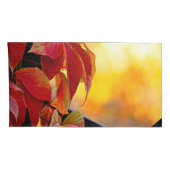 Mooie rode wijnstokbladeren in de herfsttuin kussensloop (Achterkant-Rechts)