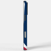 Mooie rode, witte, blauwe textuur kleur Abstract Case-Mate iPhone Case (Achterkant / Rechts)