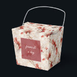Mooie rode witte bloemen bedankdoosjes<br><div class="desc">Mooie rode witte bloemenbruiloft</div>