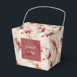 Mooie rode witte bloemen bedankdoosjes<br><div class="desc">Mooie rode witte bloemenbruiloft</div>