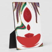 Mooie rode, witte, Paarse en groene textuur kleur Fotoplaat (Zijkant)