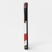 Mooie rode, witte, Paarse, groene textuur kleuren Case-Mate iPhone Case (Achterkant/links)