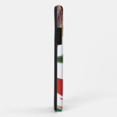 Mooie rode, witte, Paarse, groene textuur kleuren Case-Mate iPhone Case (Achterkant/rechts)