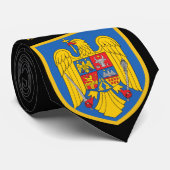 Mooie Roemeense vlag Stropdas (Opgerold)