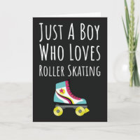 Mooie Roller Skate Kaarten Voor Baby Jongens Schaa