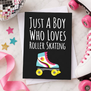 Mooie Roller Skate Kaarten Voor Baby Jongens Schaa