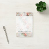 Mooie Romantische Blush Roze Romantische Rozen Post-it® Notes (Kantoor)