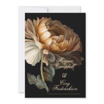 Mooie Romantische Donkere Wereld Geschilderde Bloe