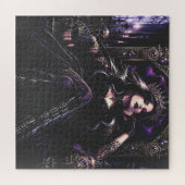 Mooie Romantische Gotische Koningin Legpuzzel (Horizontaal)