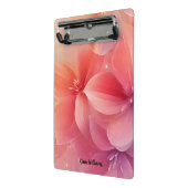 Mooie romantische roze bloem mini klembord (Angled2)