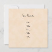 Mooie romantische uitnodiging (Voorkant)