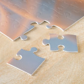 Mooie Romantische vuurgevechten Fotografie Blauw Legpuzzel (Zijkant)