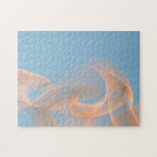 Mooie Romantische vuurgevechten Fotografie Blauw Legpuzzel (Horizontaal)