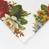 Mooie Romantische zomerkamp met Red Rose Fleece Deken (Hoek)