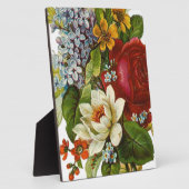 Mooie Romantische zomerkamp met Red Rose Fotoplaat (Zijkant)