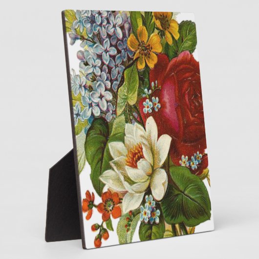 Mooie Romantische zomerkamp met Red Rose Fotoplaat (Zijkant)