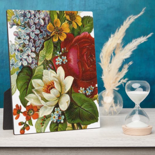 Mooie Romantische zomerkamp met Red Rose Fotoplaat (Zijkant)