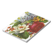 Mooie Romantische zomerkamp met Red Rose Notitieblok (Linkerzijde)