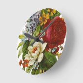 Mooie Romantische zomerkamp met Red Rose Ronde Klok (Hoek)