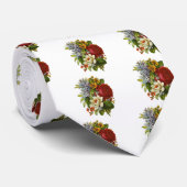 Mooie Romantische zomerkamp met Red Rose Stropdas (Opgerold)