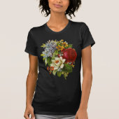 Mooie Romantische zomerkamp met Red Rose T-shirt (Voorkant)