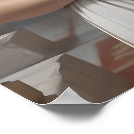 Mooie Romeinse vrouw Poster (Hoek)