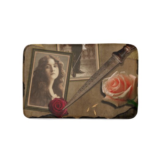 Mooie Romeo en Juliet - 3 Sizes Badmat (Voorkant)