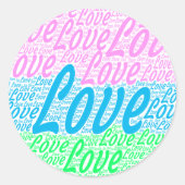 Mooie ronde sticker (Voorkant)