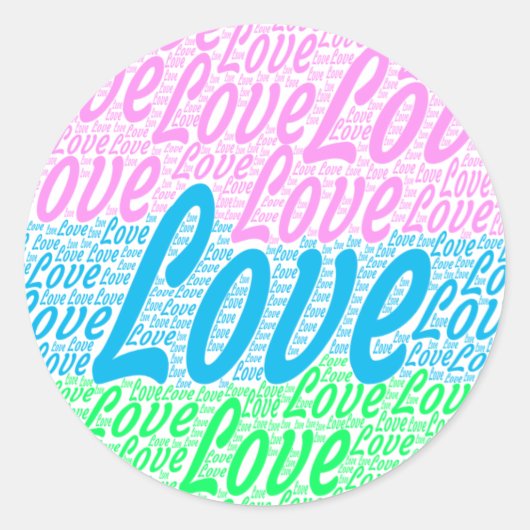 Mooie ronde sticker (Voorkant)