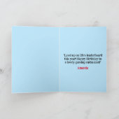 Mooie Rood & Blauw Game Controller Cake Verjaardag Kaart (Binnen)