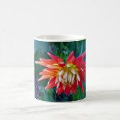 Mooie Rood Bloem Ontwerp Beker Koffiemok (Center)