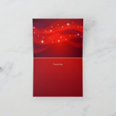 Mooie Rood Snoepje Zestien van de Fonkeling dankt Bedankkaart (Binnen)