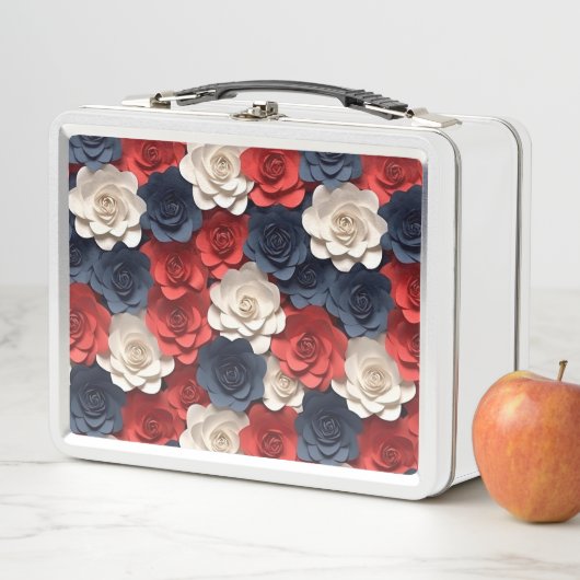 Mooie Rood Wit Blauw Bloemtuin USA Amerika (In situ)