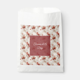 Mooie Rood Witte Bloem Bedankzakje