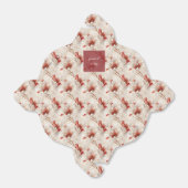 Mooie Rood Witte Bloemen Bedankdoosjes (Uitgevouwen)