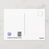 Mooie roodachtige roze roos close-up doe-het-zelf  briefkaart (Achterkant)