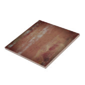 Mooie roodbruine huis tegels tegeltje (Zijkant)