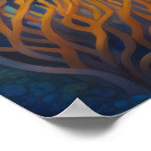 Mooie Roodharige Zeemeermin III Poster (Hoek)