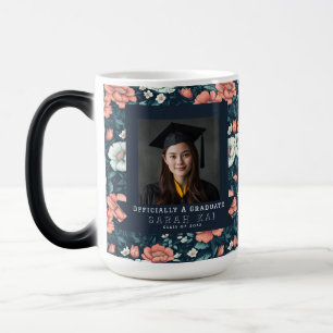 Mooie Roos Bloem Cadeau Voor Hem Afstuderen Magische Mok