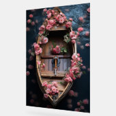 Mooie Roos Boat Acryl Acryl Bord (Hoek)